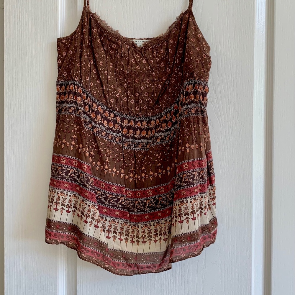 NWOT BR Camisole Frayed Trim